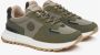 Estro Groene sneakers voor dames gemaakt van zachte textiel en eco-leer ES8 Er00115855 Green Dames - Thumbnail 2