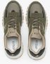 Estro Groene sneakers voor dames gemaakt van zachte textiel en eco-leer ES8 Er00115855 Green Dames - Thumbnail 4