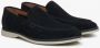 Estro Heren zwarte loafers gemaakt van echt velours Black Heren - Thumbnail 2