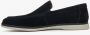 Estro Heren zwarte loafers gemaakt van echt velours Black Heren - Thumbnail 3