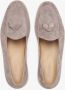 Estro Dames Beige Loafers gemaakt van Italiaans Echt Velours met Franjes Beige Dames - Thumbnail 5