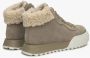 Estro Khaki Hoge Winter Sneakers voor Dames gemaakt van Velours & Bont Green Dames - Thumbnail 5