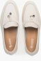 Estro Dames Lichtbeige Kwast Loafers gemaakt van Nubuck Beige Dames - Thumbnail 4