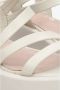 Estro Dames Lichtbeige Sleehak Sandalen gemaakt van Echt Leer Er00115097 Beige Dames - Thumbnail 6