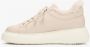 Estro Lichtbeige lage winter sneakers voor dames met bontvoering Beige Dames - Thumbnail 4