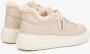 Estro Lichtbeige lage winter sneakers voor dames met bontvoering Beige Dames - Thumbnail 5