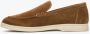 Estro Dames Bruine Suède Loafers Er00112639 Brown Dames - Thumbnail 4