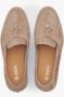 Estro Dames Beige Kwast Loafers gemaakt van Velours Er00112681 Brown Dames - Thumbnail 4