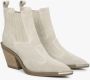 Estro Luxe Beige & Grijze Cowboy Laarzen Beige Dames - Thumbnail 3