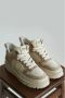 Estro Dames Beige Sneakers gemaakt van Echt Leer en Velours ES8 Er00111706 Beige Dames - Thumbnail 2