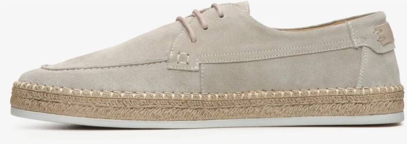 Estro Luxe Beige Veterschoenen Beige Heren