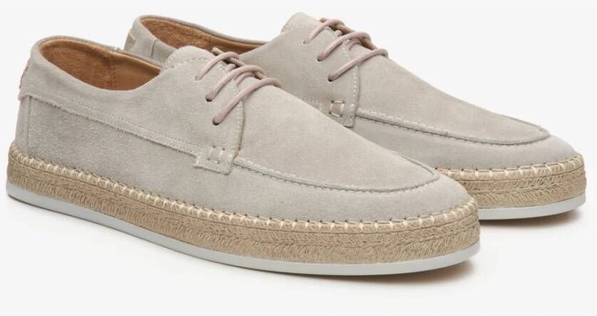 Estro Luxe Beige Veterschoenen Beige Heren