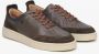 Estro Heren bruine lage sneakers gemaakt van premium Italiaans leer en velours Er00115642 Brown Heren - Thumbnail 3