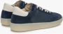 Estro Dames Donkerblauwe Lage Sneakers met Beige Details gemaakt van Italiaans Echt Leer en Velours Er00115731 Blue Dames - Thumbnail 4