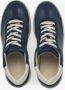 Estro Dames Donkerblauwe Lage Sneakers met Beige Details gemaakt van Italiaans Echt Leer en Velours Er00115731 Blue Dames - Thumbnail 5