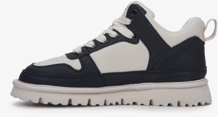 Estro Dames Zwarte & Beige Sneakers gemaakt van Echt Leer en Velours ES8 Er00111707 Black Dames