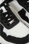 Estro Luxe Zwart & Wit Leren Sneakers Black Dames - Thumbnail 7