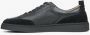 Estro Heren Zwarte Lage Sneakers gemaakt van Premium Italiaans Leer en Velours Er00115641 Black Heren - Thumbnail 2