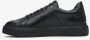 Estro Luxe Zwarte Leren Sneakers Black Heren - Thumbnail 3