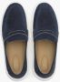 Estro Heren Navy Blue Echt Velours Slip-On Loafers Er00114389 Blue Heren - Thumbnail 5