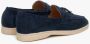 Estro Dames Marineblauwe Velours Loafers met een Decoratieve Kwast Blue Dames - Thumbnail 4