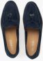 Estro Dames Marineblauwe Velours Loafers met een Decoratieve Kwast Blue Dames - Thumbnail 5