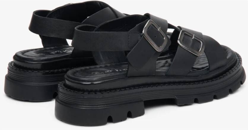 Estro Sandals Black Dames