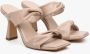 Estro Dames Beige Hakken Muiltjes Er00112884 Beige Dames - Thumbnail 3