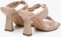 Estro Dames Beige Hakken Muiltjes Er00112884 Beige Dames - Thumbnail 5