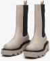 Estro Dames Beige Leren Chelsea Laarzen voor de Herfst Er00112211 Beige Dames - Thumbnail 3