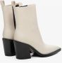 Estro Dames Licht Beige Leren Cowboy Laarzen Er00114138 Beige Dames - Thumbnail 8