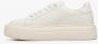 Estro Dames Lichtbeige Sneakers gemaakt van Echt Leer met Dikke Zool Er00114398 Beige Dames - Thumbnail 3