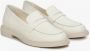 Estro Dames Licht Beige Penny Loafers gemaakt van Echt Leer Er00114531 Beige Dames - Thumbnail 3