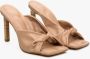 Estro Dames Beige Muiltjes met een Stevige Hak Er00112886 Beige Dames - Thumbnail 2