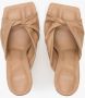 Estro Dames Beige Muiltjes met een Stevige Hak Er00112886 Beige Dames - Thumbnail 4