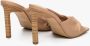 Estro Dames Beige Muiltjes met een Stevige Hak Er00112886 Beige Dames - Thumbnail 5