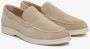 Estro Dames Sand Beige Natuurlijke Velours Loafers Er00113365 Beige Dames - Thumbnail 2