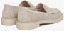 Estro Dames Beige Penny Loafers gemaakt van Echt Velours Er00114534 Beige Dames - Thumbnail 5