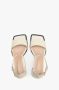 Estro Dames Beige Leren Blokhak Sandalen Er00112690 Beige Dames - Thumbnail 4