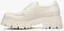 Estro Dames Licht Beige Veterschoenen van Echt Leer Er00112449 Beige Dames - Thumbnail 3