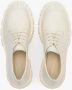 Estro Dames Licht Beige Veterschoenen van Echt Leer Er00112449 Beige Dames - Thumbnail 4