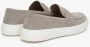 Estro Heren Grijs & Beige Echt Suède Slip-On Loafers Gray Heren - Thumbnail 5