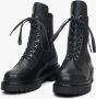 Estro Dames Veterschoenen in Zwart gemaakt van Leer & Textiel Er00114043 Black Dames - Thumbnail 3