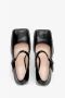 Estro Zwarte Mary Jane pumps voor dames gemaakt van patent echt leer Black Dames - Thumbnail 4