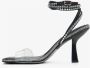 Estro Zwarte Dames Sandalen met Hak en Strass Black Dames - Thumbnail 3