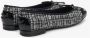 Estro Dames Zwarte & Witte Ballet Flats gemaakt van Gecombineerde Materialen Er00114173 Black Dames - Thumbnail 5