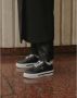 Estro Dames Zwarte Leren Lage Sneakers met Bontvoering voor de Winter Er00111980 Black Dames - Thumbnail 2