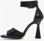 Estro Zwarte Dames Enkellaars Leren Sandalen Er00112989 Black Dames - Thumbnail 3