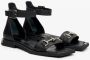 Estro Zwarte Gesloten Hak Sandalen Er00111491 Black Dames - Thumbnail 2