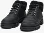 Estro Zwarte Dames Veterschoenen voor de Winter met Echt Bont Er00112245 Black Dames - Thumbnail 3